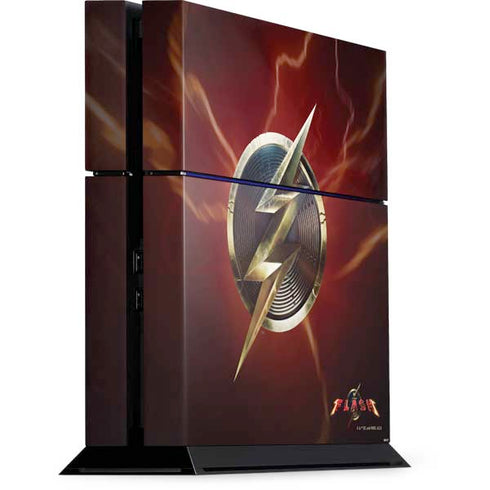 DC Comics The Flash Movie: Logo Poster PS4 Console Skin