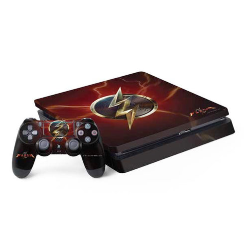 DC Comics The Flash Movie: Logo Poster PS4 Slim Bundle Skin