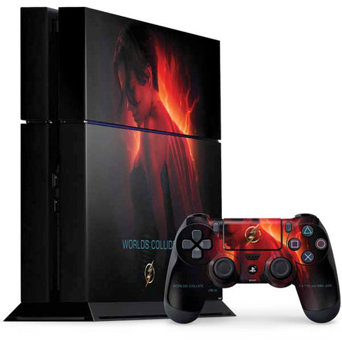 DC Comics The Flash Movie: SuperGirl Poster PS4 Console and Controller Bundle Skin