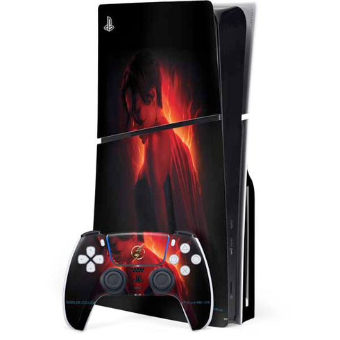 DC Comics The Flash Movie: SuperGirl Poster PS5 Slim Disk Bundle Skin