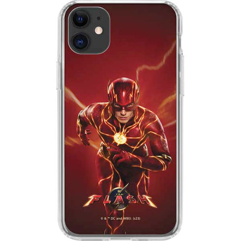 DC Comics The Flash Movie: The Fastest Man Alive iPhone 11 Clear Case