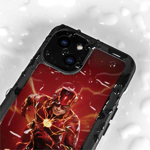 DC Comics The Flash Movie: The Fastest Man Alive iPhone 15 Plus Waterproof Case