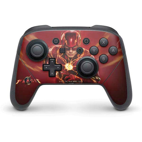 DC Comics The Flash Movie: The Fastest Man Alive Nintendo Switch Pro Controller Skin