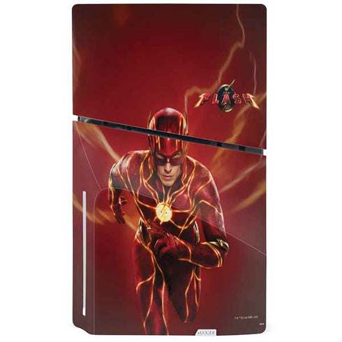 DC Comics The Flash Movie: The Fastest Man Alive PS5 Slim Disk Console Skin
