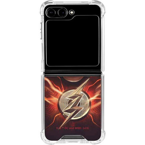 DC Comics The Flash Movie: The Flash Poster Galaxy Z Flip5 5G Clear Case