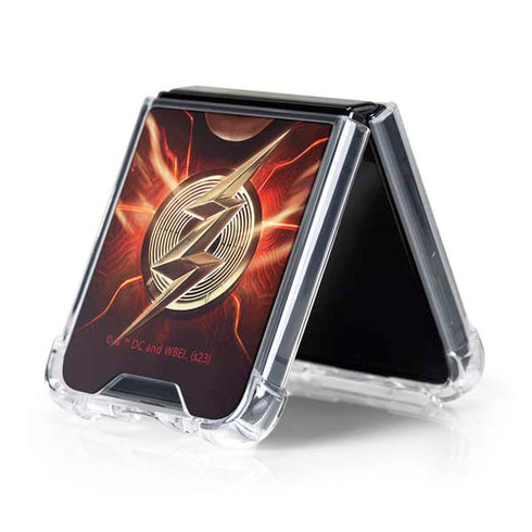 DC Comics The Flash Movie: The Flash Poster Galaxy Z Flip5 5G Clear Case
