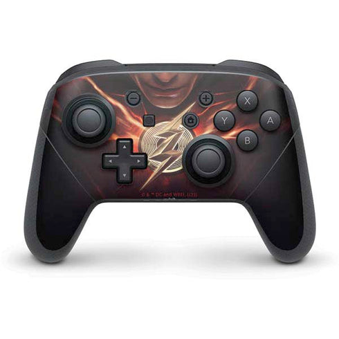 DC Comics The Flash Movie: The Flash Poster Nintendo Switch Pro Controller Skin