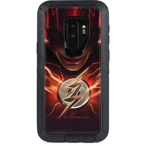 The Flash Movie: The Flash Poster OtterBox Defender Galaxy S9 Plus Skin
