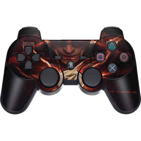 DC Comics The Flash Movie: The Flash Poster PS3 Dual Shock wireless controller Skin
