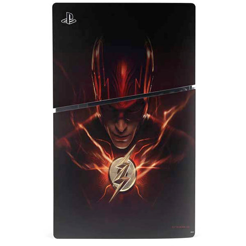 DC Comics The Flash Movie: The Flash Poster PS5 Slim Disk Bundle Skin