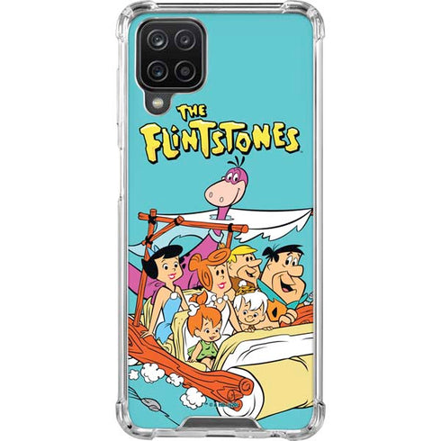 The Flinstones The Flintstones and Rubbles Galaxy A12 Clear Case