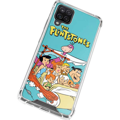 The Flinstones The Flintstones and Rubbles Galaxy A12 Clear Case