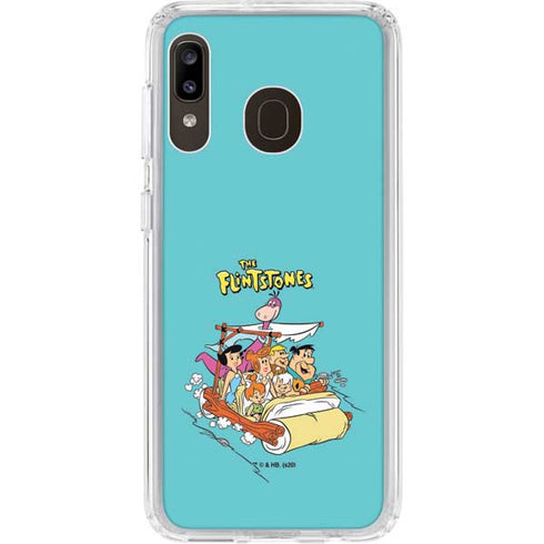 The Flinstones The Flintstones and Rubbles Galaxy A20 Clear Case