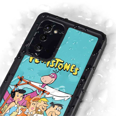 The Flinstones The Flintstones and Rubbles Galaxy Note20 5G Waterproof Case
