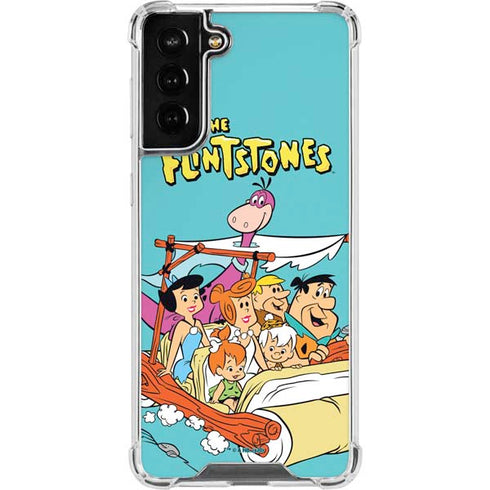 The Flinstones The Flintstones and Rubbles Galaxy S21 FE Clear Case