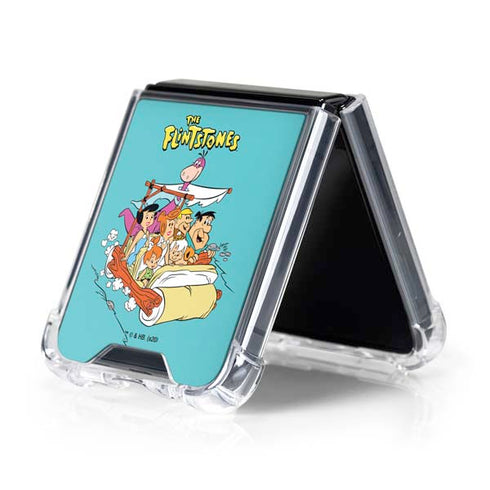 The Flintstones and Rubbles Galaxy Z Flip5 5G Clear Case
