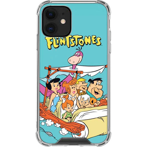 The Flinstones The Flintstones and Rubbles iPhone 12 Clear Case