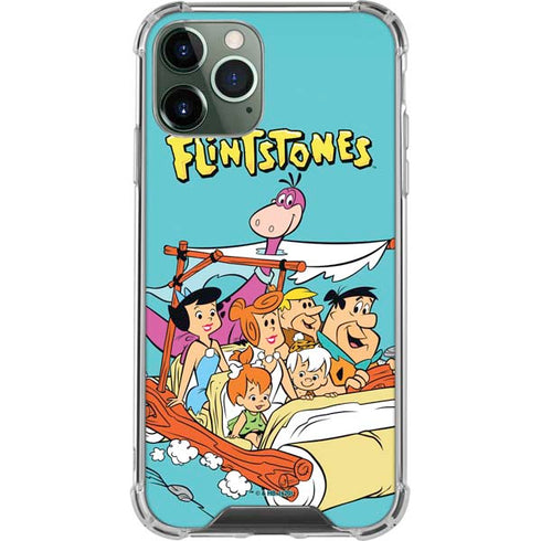 The Flinstones The Flintstones and Rubbles iPhone 12 Pro Clear Case