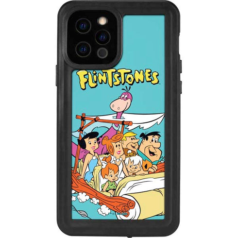 The Flinstones The Flintstones and Rubbles iPhone 12 Pro Waterproof Case