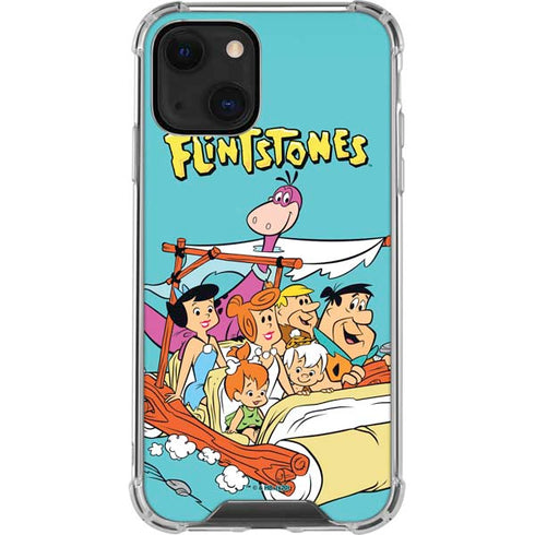 The Flinstones The Flintstones and Rubbles iPhone 13 Clear Case