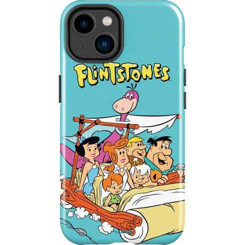 The Flintstones and Rubbles iPhone 15 Plus Impact Case