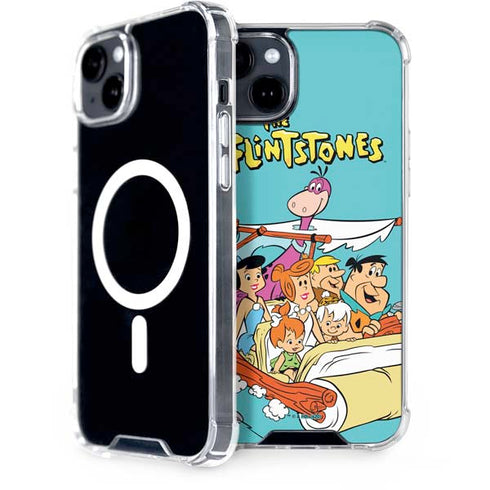 The Flintstones and Rubbles iPhone 15 Plus MagSafe Case