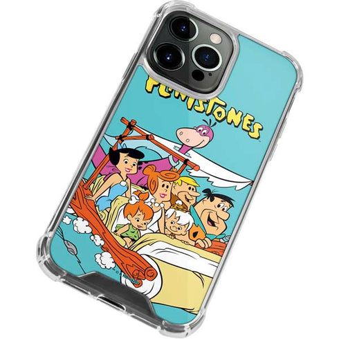 The Flintstones and Rubbles iPhone 15 Pro Max Clear Case