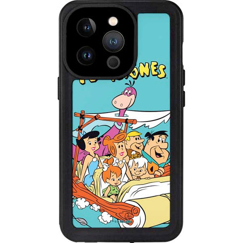 The Flinstones The Flintstones and Rubbles iPhone 14 Pro Waterproof Case