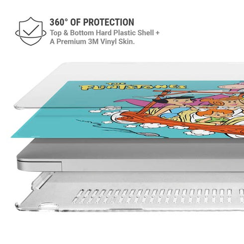 The Flintstones and Rubbles MacBook Air 13in M1 (2021) Case plus Skin