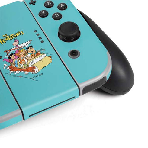 The Flinstones The Flintstones and Rubbles Nintendo Switch OLED (2021) Skin