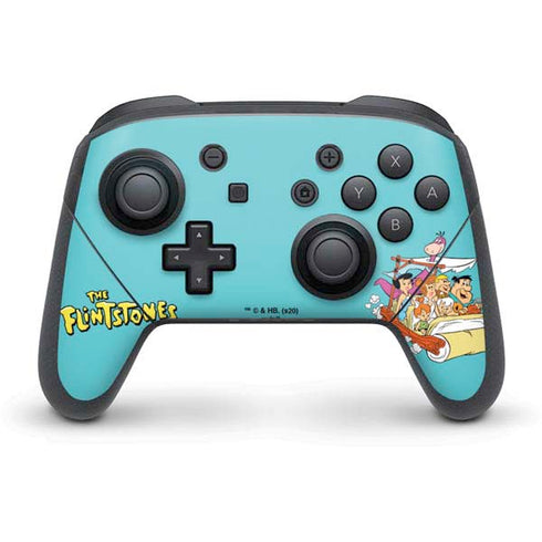 The Flinstones The Flintstones and Rubbles Nintendo Switch Pro Controller Skin
