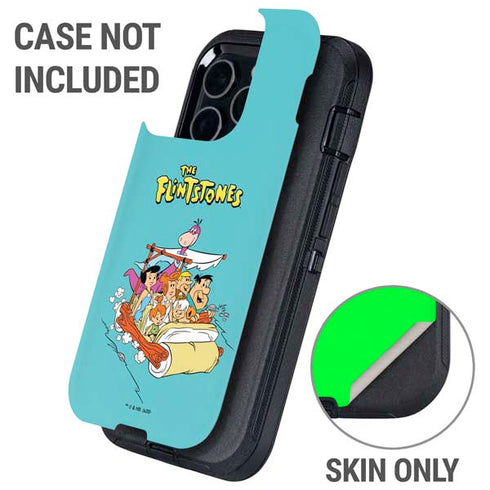 The Flintstones and Rubbles Otterbox Defender iPhone Skin