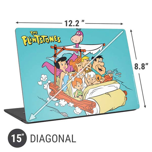 The Flinstones The Flintstones and Rubbles Universal Laptop 15in (12.2 x 8.8in) Skin