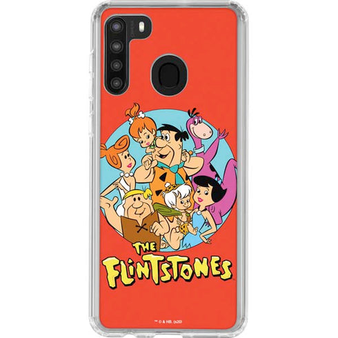 The Flinstones The Flintstones Galaxy A21 Clear Case