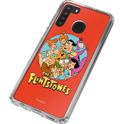 The Flinstones The Flintstones Galaxy A21 Clear Case