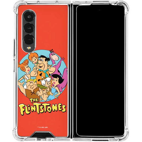 The Flinstones The Flintstones Galaxy Z Fold4 5G Clear Case