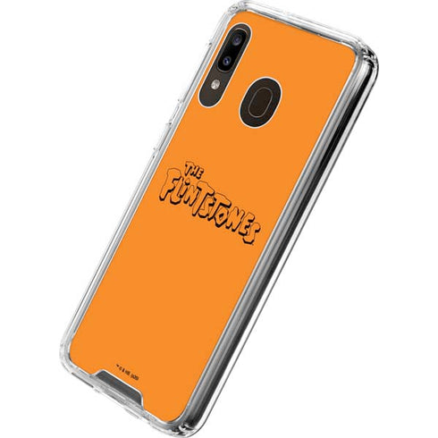 The Flinstones The Flintstones Outline Galaxy A30 Clear Case