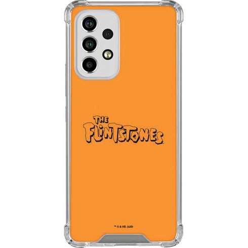 The Flinstones The Flintstones Outline Galaxy A53 5G Clear Case
