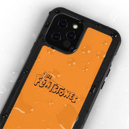 The Flinstones The Flintstones Outline iPhone 12 Pro Waterproof Case