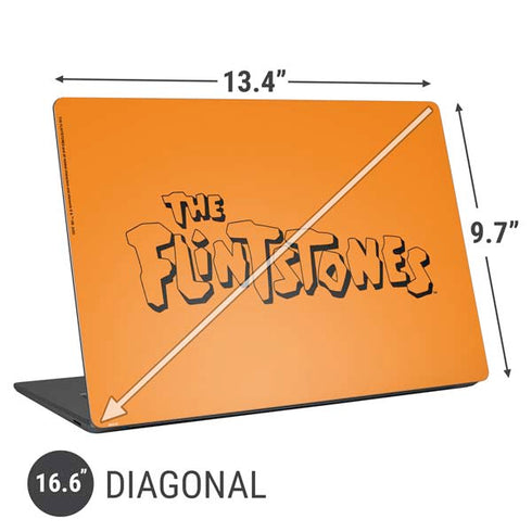 The Flinstones The Flintstones Outline Universal Laptop 16.6in (13.4 x 9.7in) Skin