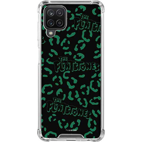 The Flinstones The Flintstones Pattern Galaxy A12 Clear Case