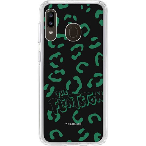 The Flinstones The Flintstones Pattern Galaxy A20 Clear Case