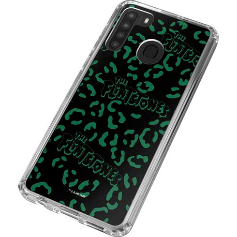 The Flinstones The Flintstones Pattern Galaxy A21 Clear Case
