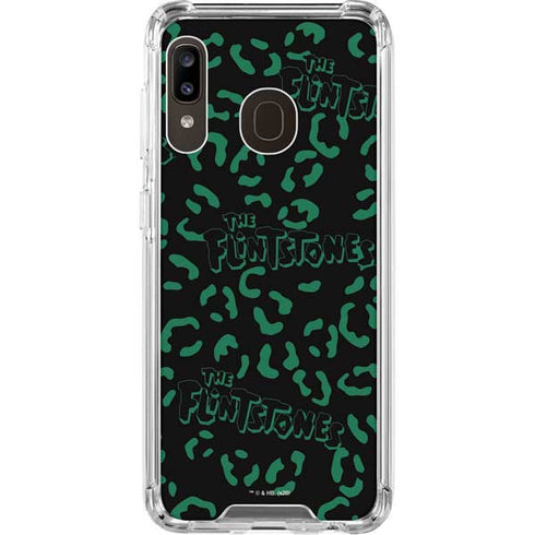 The Flinstones The Flintstones Pattern Galaxy A30 Clear Case