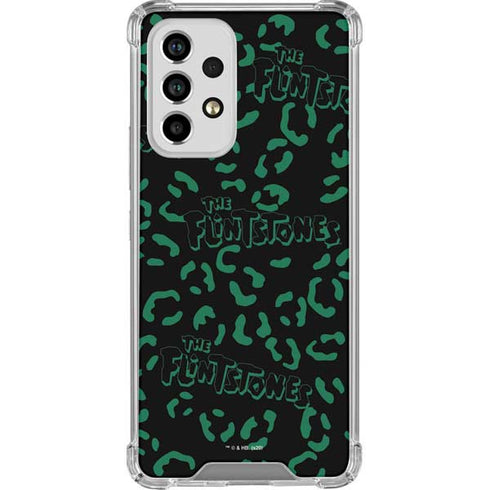 The Flinstones The Flintstones Pattern Galaxy A53 5G Clear Case