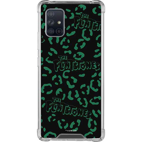 The Flinstones The Flintstones Pattern Galaxy A71 5G Clear Case