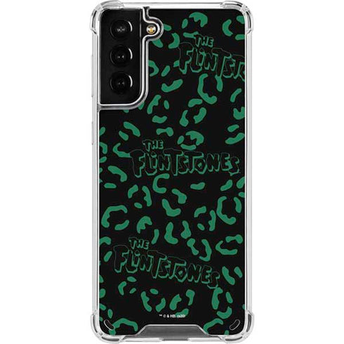 The Flinstones The Flintstones Pattern Galaxy S21 Plus 5G Clear Case