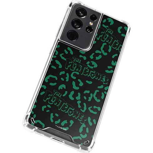 The Flinstones The Flintstones Pattern Galaxy S21 Ultra 5G Clear Case