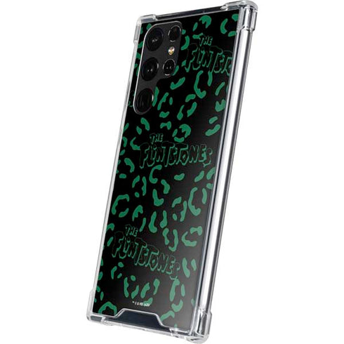 The Flinstones The Flintstones Pattern Galaxy S22 Ultra Clear Case