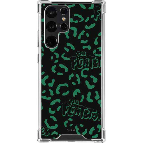 The Flinstones The Flintstones Pattern Galaxy S23 Ultra Clear Case
